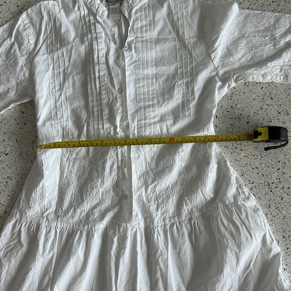 Dressed in White Cotton White Dress size M - Picture 4 of 5